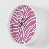 Gepersonaliseerde zwarte roze Zebra Elke kleurwand (Hoek)