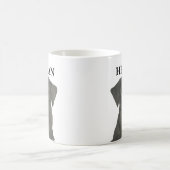 Gepersonaliseerde zwarte Schnauzer Koffiemok (Center)