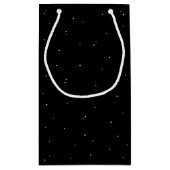 Gepersonaliseerde zwarte sneeuwbes + eucalyptus br klein cadeauzakje (Achterkant)