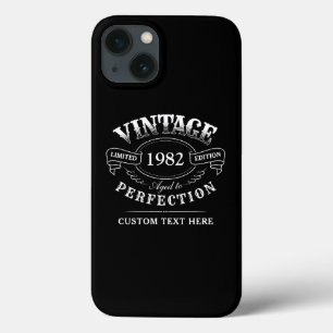 Gepersonaliseerde zwarte Vintage tot perfecte aanv Case-Mate iPhone Case