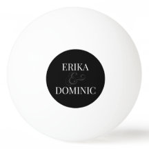 Gepersonaliseerde zwarte witte bride en bruidewedd