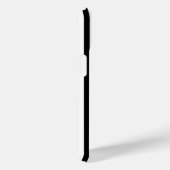 Gepersonaliseerde zwarte witte Muzieknoten Hartstr Case-Mate iPhone Case (Achterkant / Rechts)