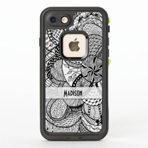 Gepersonaliseerde Zwarte & Witte Zendoodle