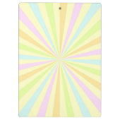 Gepersonaliseerde zweet pastels draaiende wiel bar klembord (Achterkant)