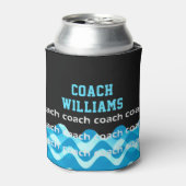 Gepersonaliseerde zwemmen of duikcoach Koelbox Blikjeskoeler (Blikje Voorkant)