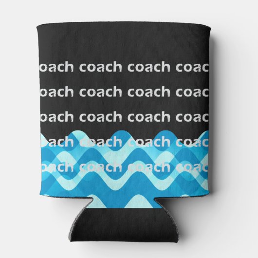 Gepersonaliseerde zwemmen of duikcoach Koelbox Blikjeskoeler (Achterkant)
