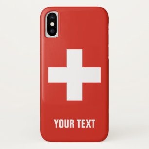 Gepersonaliseerde Zwitserse kruisvlag van Zwitserl Case-Mate iPhone Case