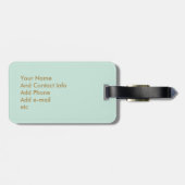 Gepersonaliseerdeerderd Bagage label voor Dachshun (Achterkant horizontaal)
