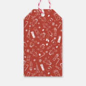 GepersonaliseerdeGingerbread Man Merry Little Chri Cadeaulabel (Achterkant)