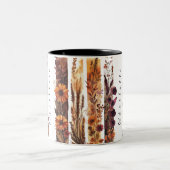 GepersonaliseerdeWildflowersMug 3 Tweekleurige Koffiemok (Center)