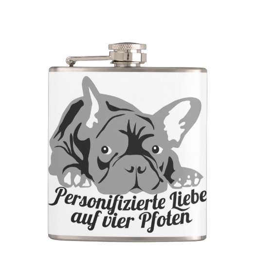 Gepersonifieerde liefde heupfles (Voorkant)