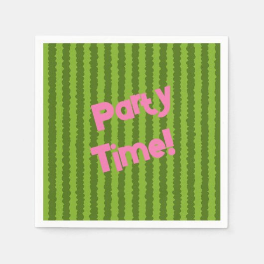 Gepersonoliseerde watermeloen servet (Voorkant)