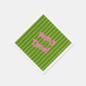 Gepersonoliseerde watermeloen servet (Hoek)