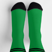 GEPERSOONLIJKKE sokken met groene boodschap (Top)