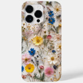 Geperst Daisy Bloem Echt Bloemen Botanisch Case-Mate iPhone Case (Achterkant)