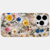 Geperst Daisy Bloem Echt Bloemen Botanisch Case-Mate iPhone Case (Achterkant (horizontaal))