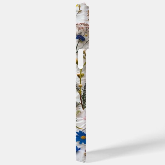 Geperst Daisy Bloem Echt Bloemen Botanisch Case-Mate iPhone Case (Achterkant / Rechts)