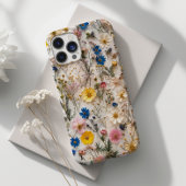 Geperst Daisy Bloem Echt Bloemen Botanisch Case-Mate iPhone Case