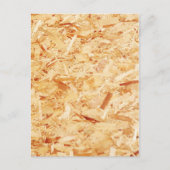 geperst hout briefkaart (Voorkant)