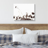 Geperst Hummingbird 14x11 Verpakt Canvas Afdruk (Insitu (Slaapkamer))