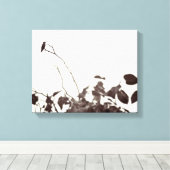Geperst Hummingbird 14x11 Verpakt Canvas Afdruk (Insitu (Houten vloer))