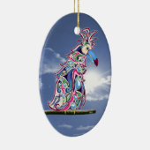 Geperst Keramisch Ornament (Rechts)