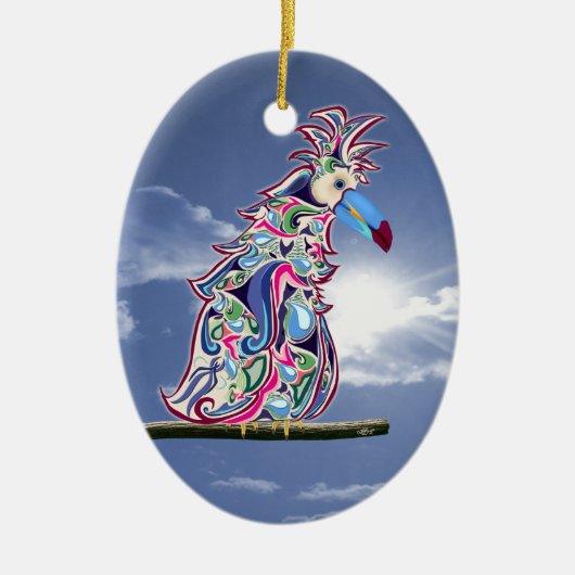 Geperst Keramisch Ornament (Voorkant)