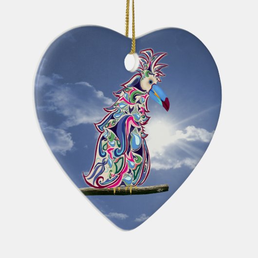 Geperst Keramisch Ornament (Rechts)