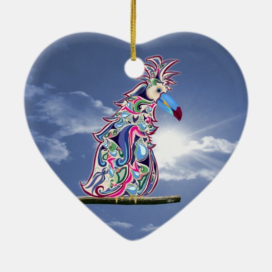 Geperst Keramisch Ornament (Achterkant)