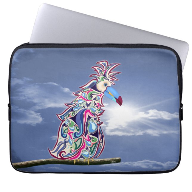 Geperst Laptop Sleeve (Voorkant)