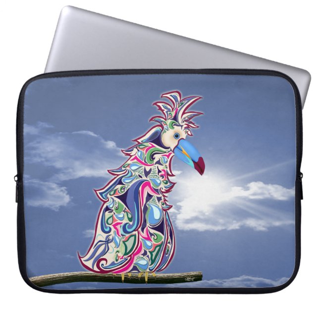 Geperst Laptop Sleeve (Voorkant)