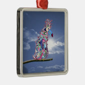 Geperst Metalen Ornament (Rechts)