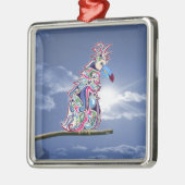 Geperst Metalen Ornament (Links)