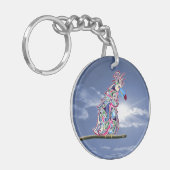 Geperst Sleutelhanger (Voorkant Links)