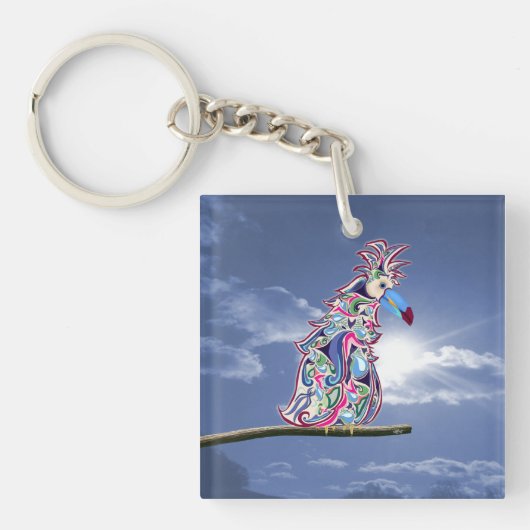 Geperst Sleutelhanger (voorkant)