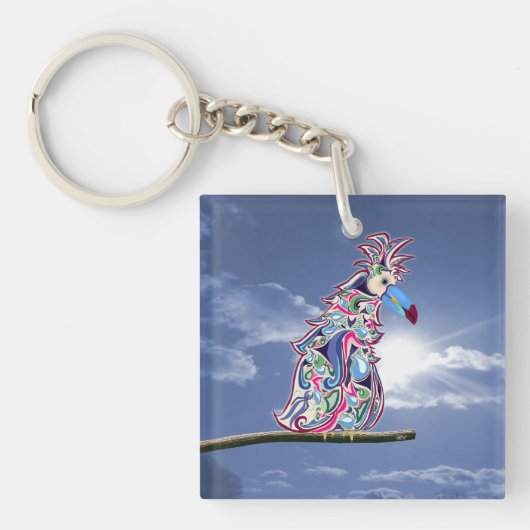 Geperst Sleutelhanger (Voorkant)