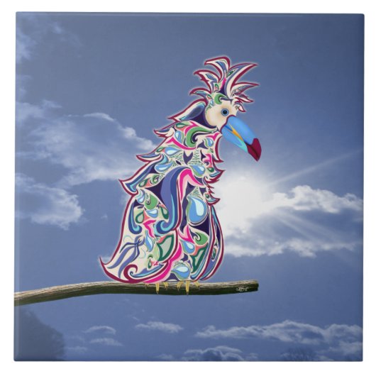 Geperst Tegeltje (Voorkant)