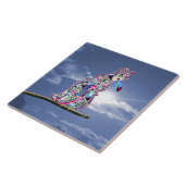 Geperst Tegeltje (Zijkant)