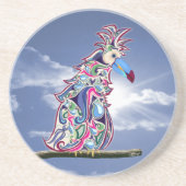 Geperst Zandsteen Onderzetter (Voorkant)