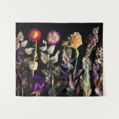 Geperste bloemen 01 wandkleed (Voorkant (horizontaal))