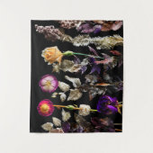 Geperste bloemen 01 wandkleed (Voorkant)