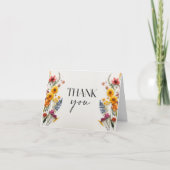 Geperste Bloemen Bruidsmeisjes Bruiloft Bedankt (Voorkant)