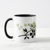 geperste bloemen mok (Links)
