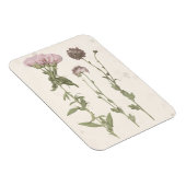 Geperste bloemen - Roze Magneet (Rechterzijde)