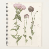 Geperste bloemen - Roze Planner (Voorkant)
