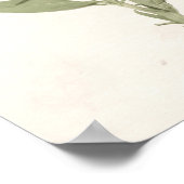 Geperste bloemen - Roze Poster (Hoek)