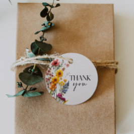 Geperste Bloemen Wilde Bloem Bruidsdouche Tags Bedankjes Labels