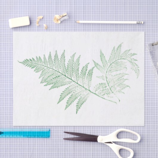 geperste fern Leaves Tissuepapier (Craft)