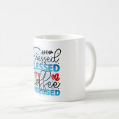 Geperste gebrande koffie geobsedeerd koffiemok (Voorkant rechts)