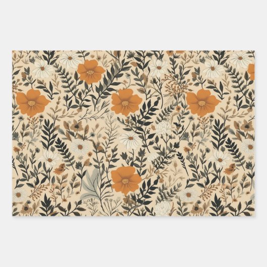  geperste Herfst Inpakpapier Vel (Voorkant 2)